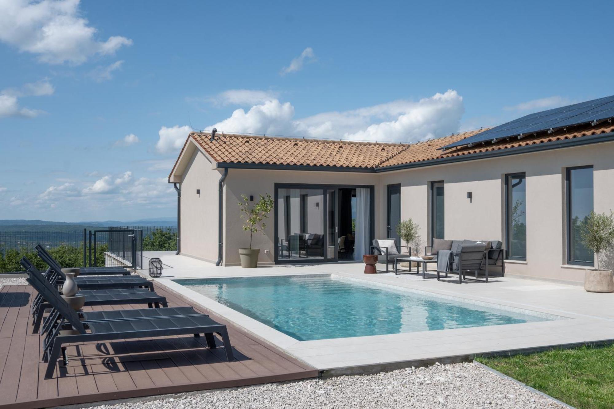 Villa Tonka With Jacuzzi Sauna And Private Pool Labin  Exterior photo