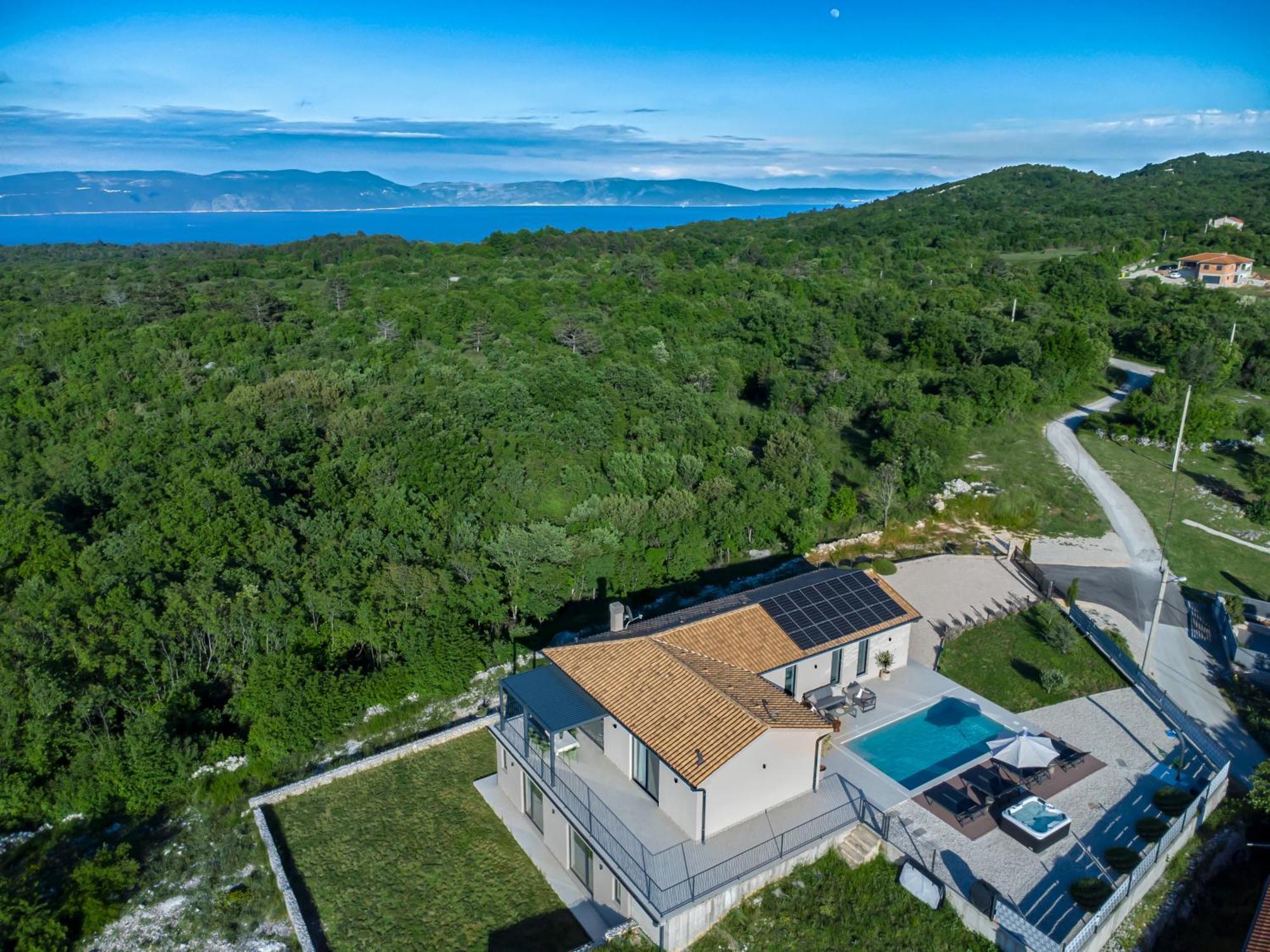 Villa Tonka With Jacuzzi Sauna And Private Pool Labin  Exterior photo