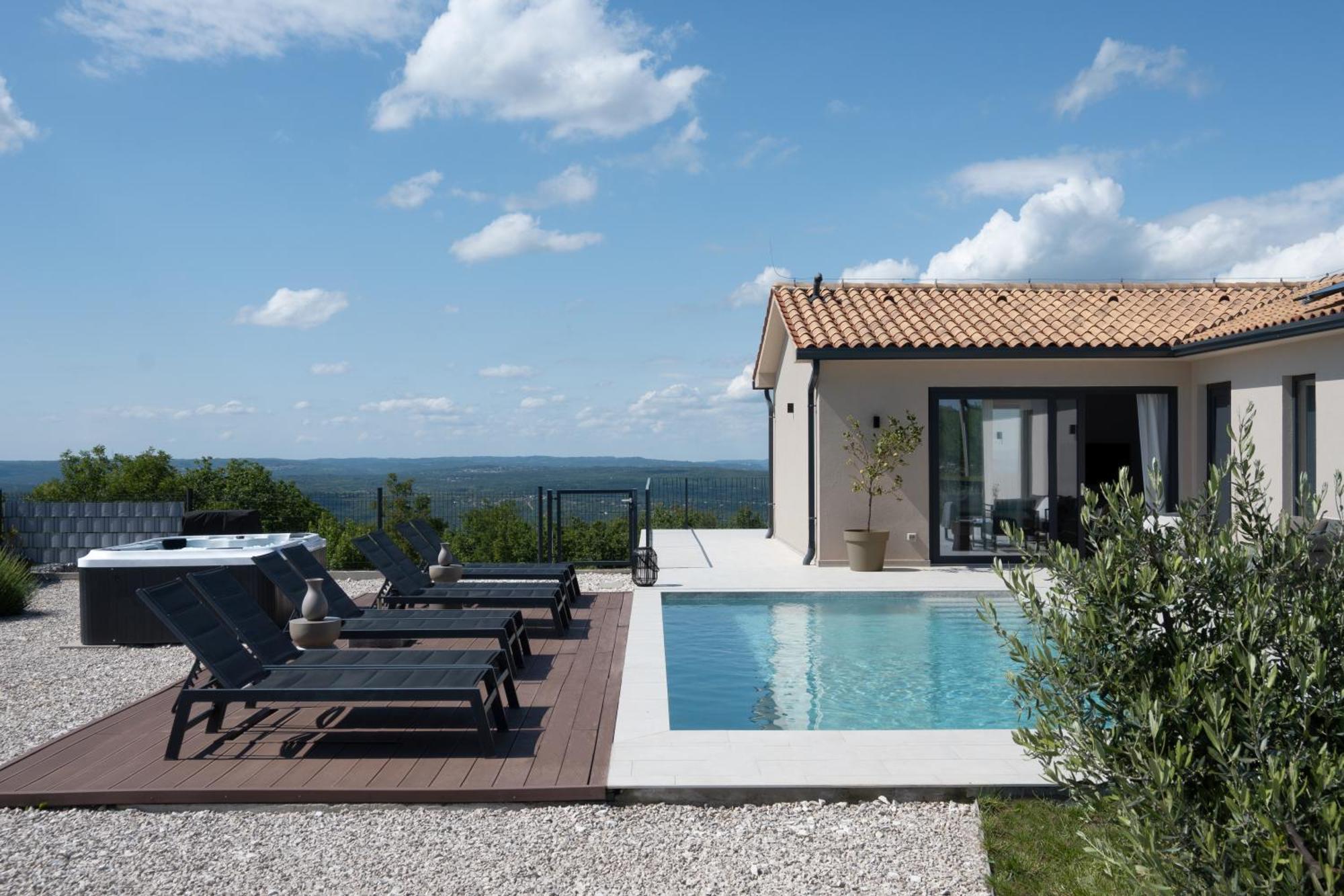 Villa Tonka With Jacuzzi Sauna And Private Pool Labin  Exterior photo