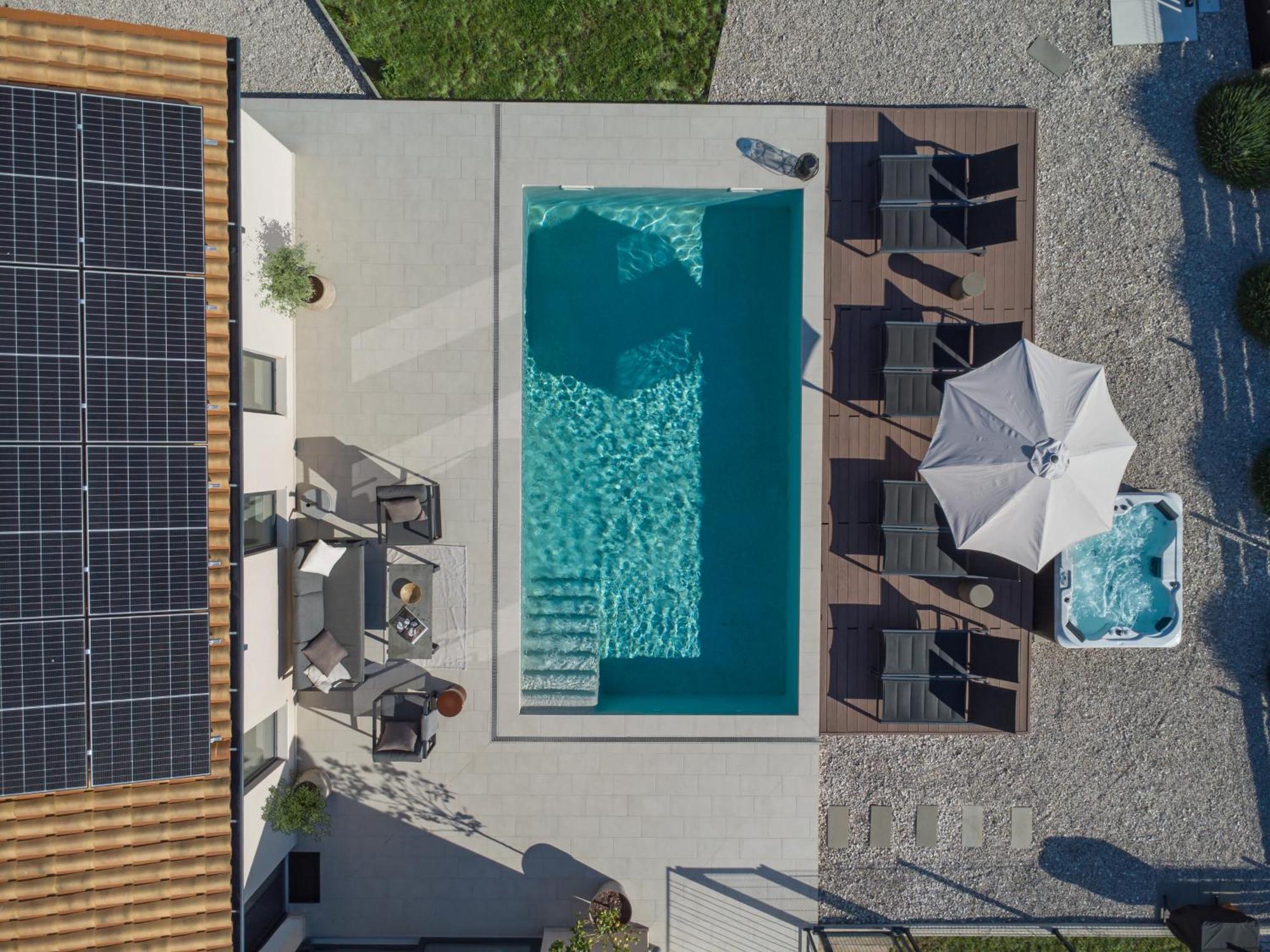 Villa Tonka With Jacuzzi Sauna And Private Pool Labin  Exterior photo